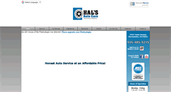 Desktop Screenshot of halsautocare.com